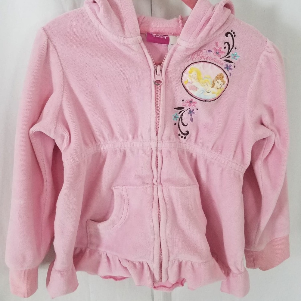 Disney Princess Zip Up Hoodie 4T
